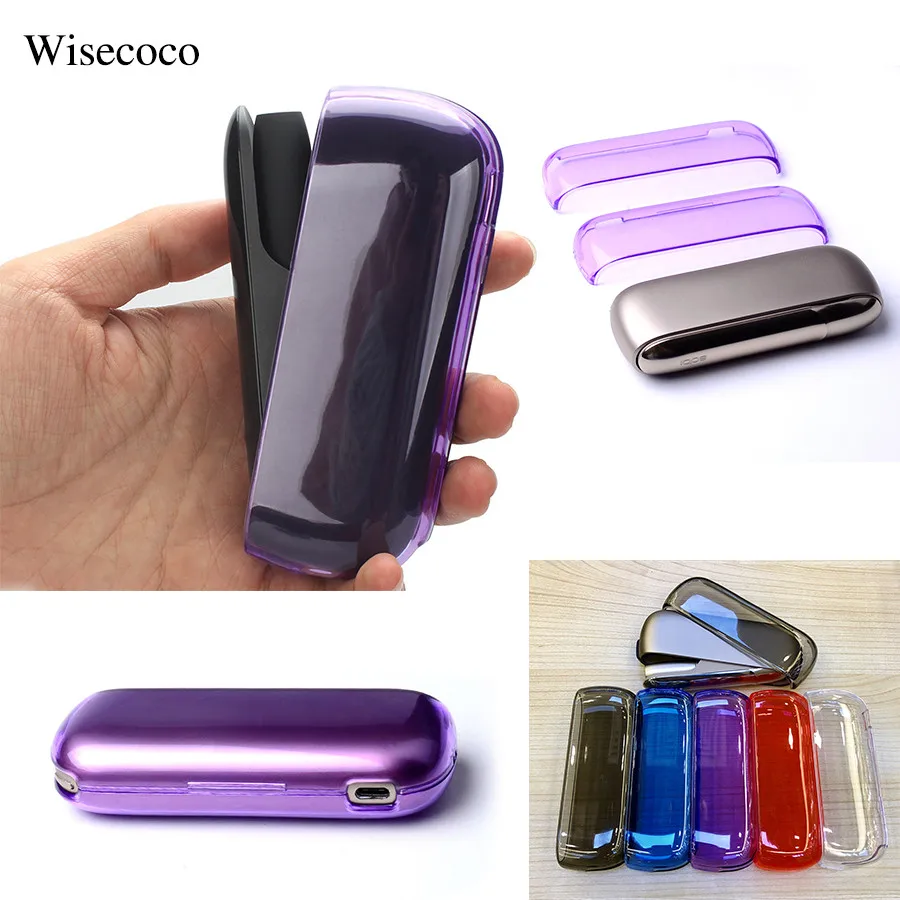 

Luxury Clear PC Hard Cover Case for Iqos 3.0 Cigarette Accessories Carrying Protective Anti Scratch Case for Iqos 3.0 2018 New