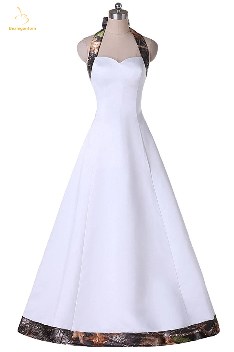 Long dress for wedding with hunting theme