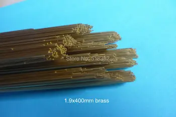 

1.9mmx400mm Ziyang Brass Electrode Tube for EDM Drilling Machines Single Hole