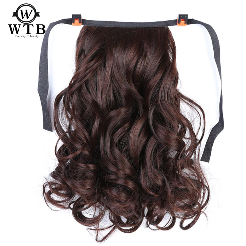 

WTB short wavy Synthetic Ponytail hair Claw Drawstring Ponytails Heat Resistant Hair for Women