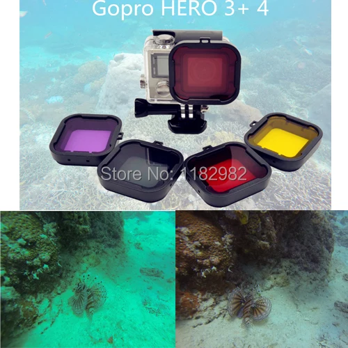 GoPro  4       GoPro Hero 3 + 4