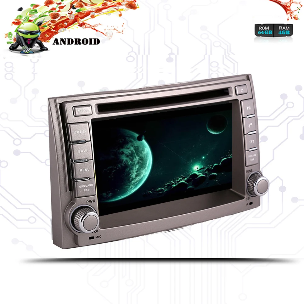Top Android 9.0 8 Core 4GB RAM 64GB For Hyundai I20 2008 2009 2010 2011 2012 2013 Car DVD Player Navigation GPS TV 3/4G Radio Stereo 1