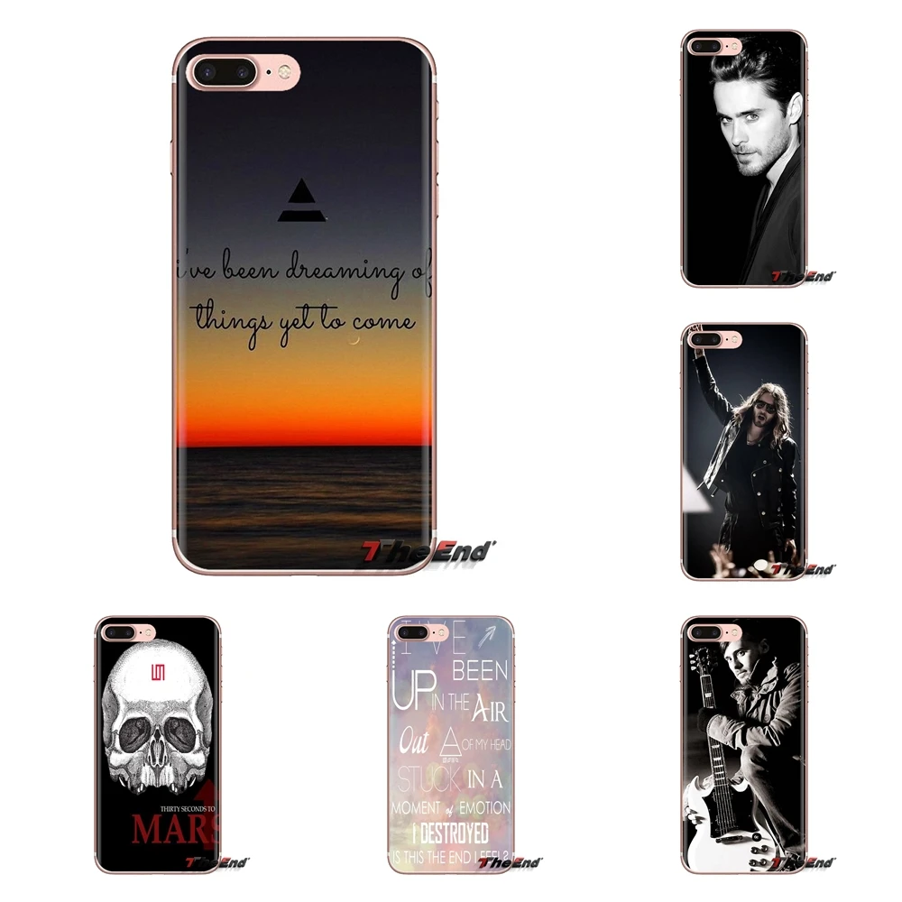 

3HJ 30 Seconds To Mars Jared Soft Transparent Shell Covers For Xiaomi Redmi 4A S2 Note 3 3S 4 4X 5 Plus 6 7 6A Pro Pocophone F1