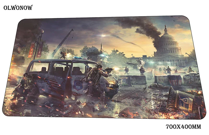 Коврик для мыши tom clancy's the division 700x400x3 мм игровой коврик для геймера гелевая компьютерная клавиатура со встроенной мышью персональные игровые коврики