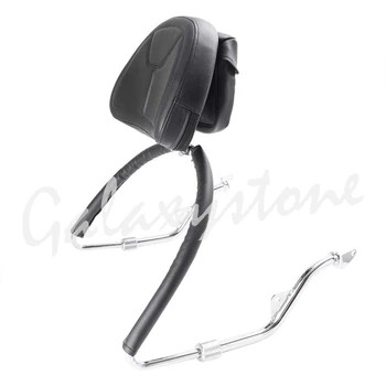 

Motorcycle Adjustable Diver Backrest for Honda Goldwing GL1800 2001-2017 PU Leather Steel Black