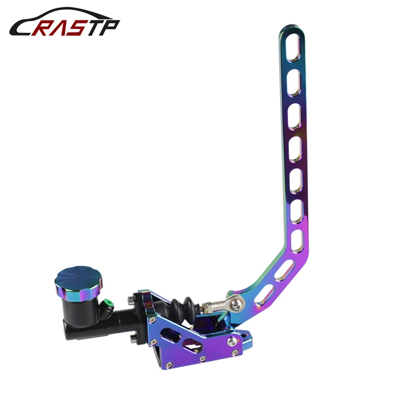 

RASTP-Neo Chrome Aluminum Hydraulic Drift Hand Brake Racing Parking Hand Brake Lever Gear With Locking Oil Tank RS-HB917