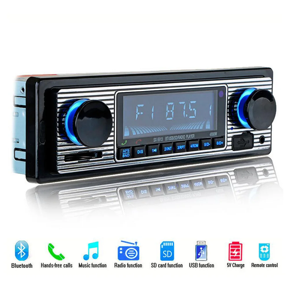 NEW 12V font b Car b font font b Radio b font Player Bluetooth Stereo FM