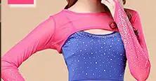 Hot Pink Модный сексуальный кружевной жилет, топ для танца живота, элегантная одежда для танца живота, профессиональный костюм для танца живота, Топ - Цвет: Hot Pink