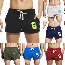 Мужские шорты спортивные хлопковые повседневные мужские шорты быстросохнущие модный шнурок Slim Fit домашние спортивные шорты брюки L0319