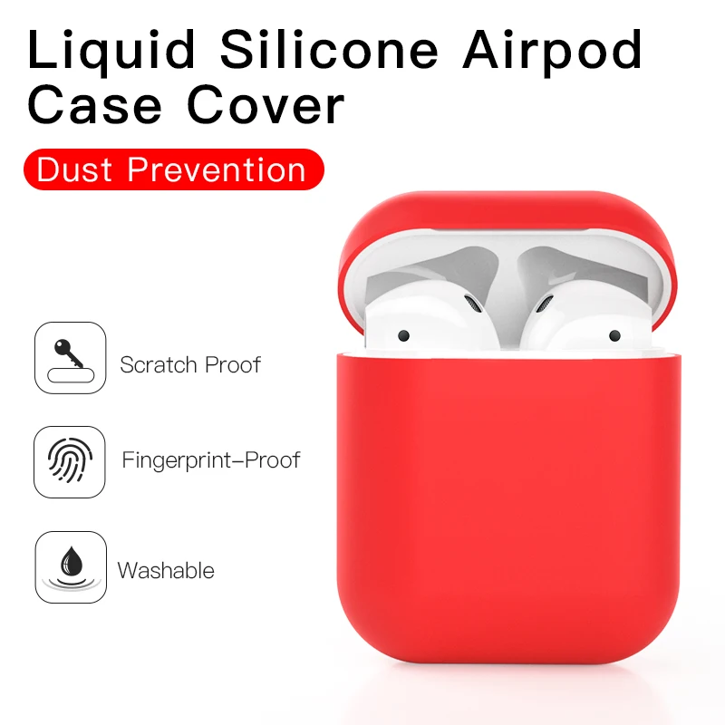 Airpod силиконовый чехол для Bluetooth беспроводная гарнитура защитный наушников