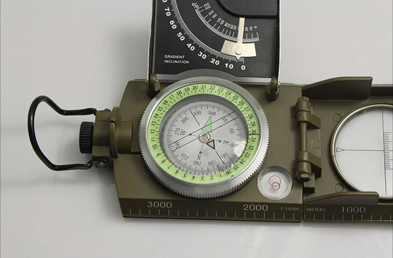 Военный компас для выживания на открытом воздухе, туристический водный компас, геологический компас, цифровой компас для кемпинга, навигационное оборудование