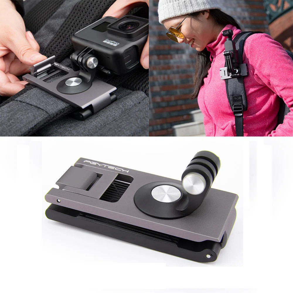 

PGYTECH OSMO Pocket Adjustable Action Camera Strap Clip Holder For DJI OSMO Pocket Action / GoPro haro 5 6 7 / Yi Accessories