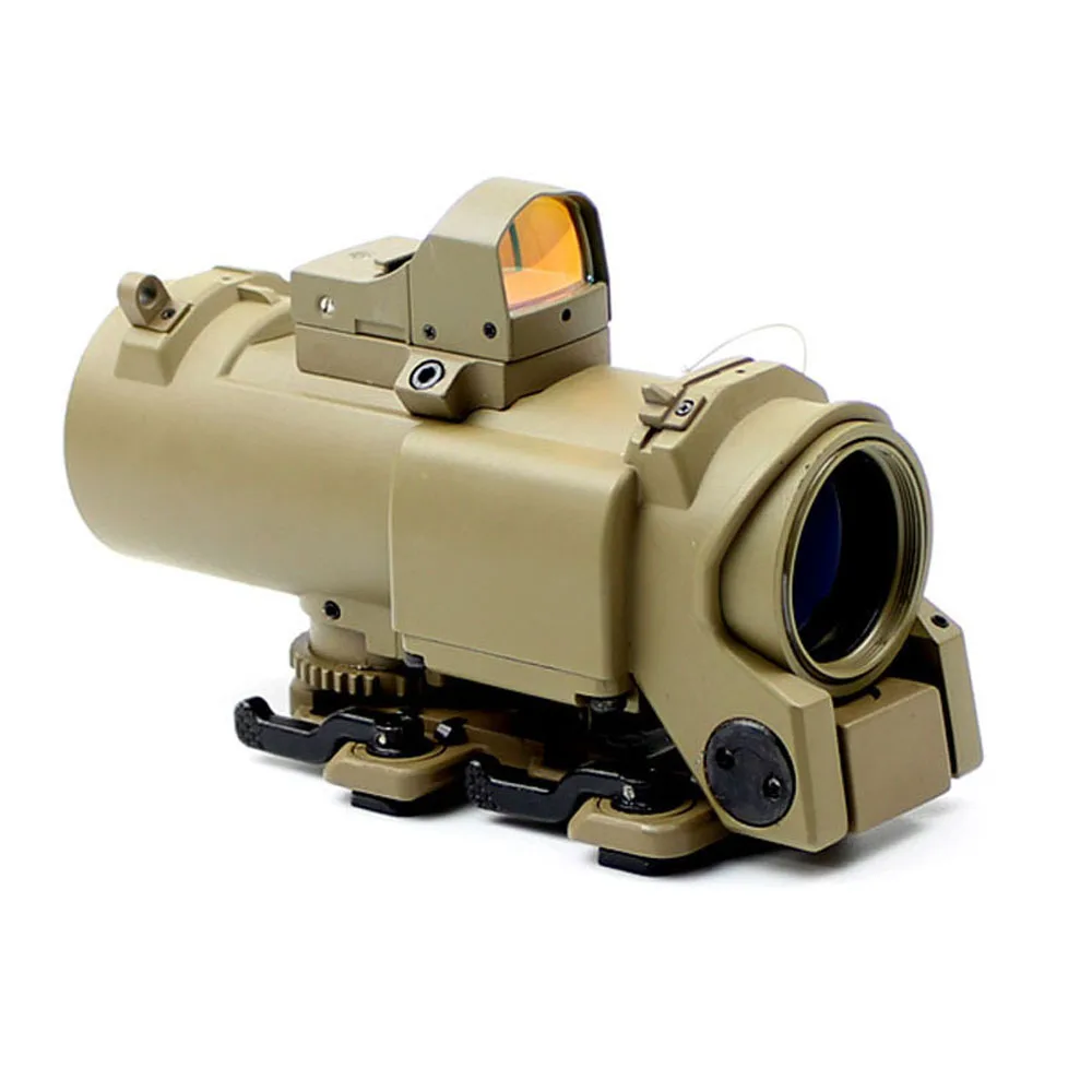 

1-4x32 Crosshair Reticle elcan specter dr Prism Scope Earth Tan color