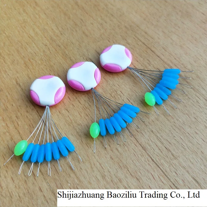 7+1 in 1 Rubber Space Bean Rubber Cylindrical Stopper Bobber Float