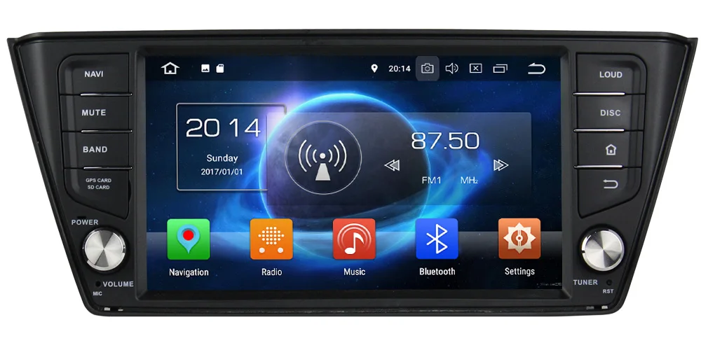 Sale 8" Octa Core 4G Android 8.1 4GB RAM 64GB ROM RDS BT Car DVD Multimedia Player Radio Stereo Head Unit For Skoda Fabia 2015-2017 0