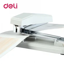 Deli 1 шт. вращающийся степлер переплет 25 страниц поворачивается на 180 градусов без скоб для скрепления бумаги школьные офисные аксессуары