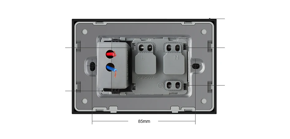 Livolo две банды ЕС розетка и USB розетка, белая кристальная стеклянная панель, AC 110~ 250V 16A настенная розетка, VL-C9C1EU1U-11