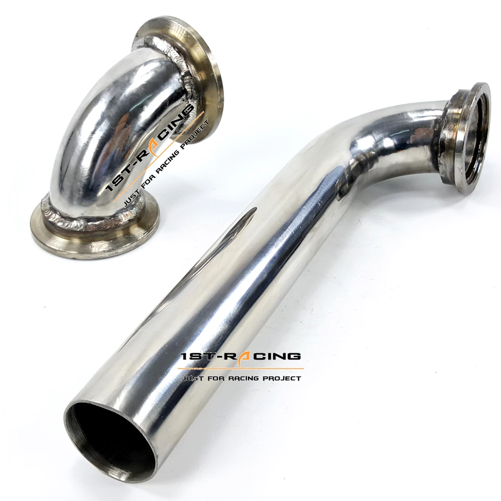 

44mm Down Pipe Dump Tube + 90 Degree Elbow flanged for MVR V44 V-Band Wastegate