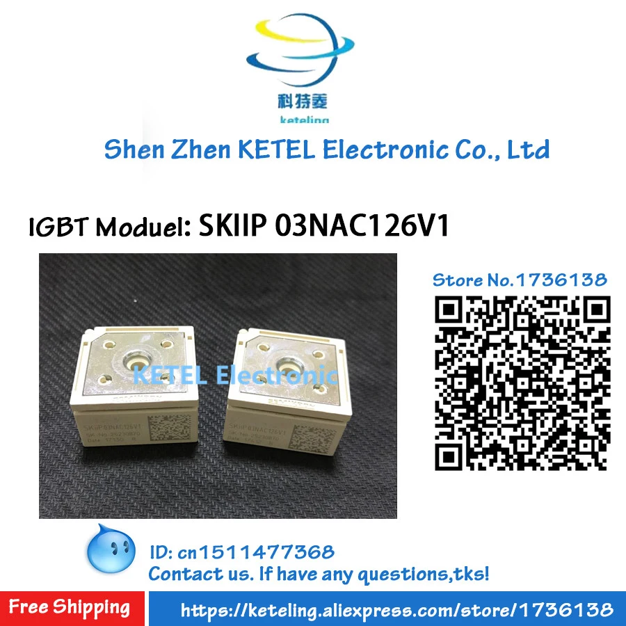 

Freeshipping SKIIP03NAC126V1 SKIIP 03NAC126V1 Power module
