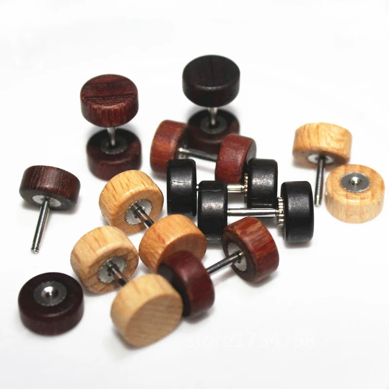 Цельнокроеное платье деревянные серьги для Для мужчин HandmadeEarrings лазерная резка