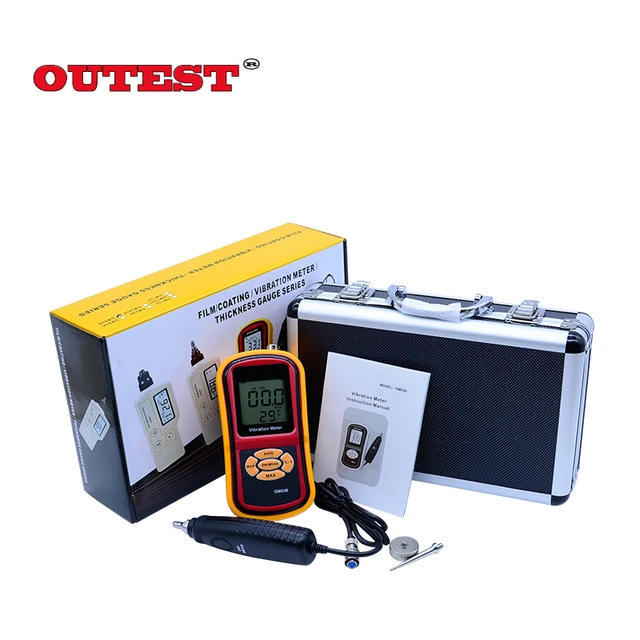 GM63A/63B Handheld Portable LED Digital Vibration Sensor Meter Tester