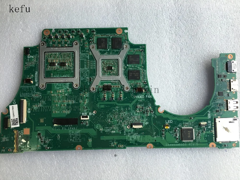 Материнская плата KEFU для ноутбука DELL INSPIRON 15 7559 материнская DDR3L AM9A 1P4N7