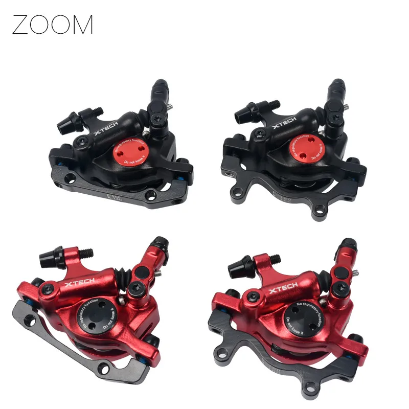 

ZOOM XTEACH Mtb Bike Disc Brake Calipers Bicycle Brake Pulling Double Piston Hydraulic Brake Bike Parts 2 Colors