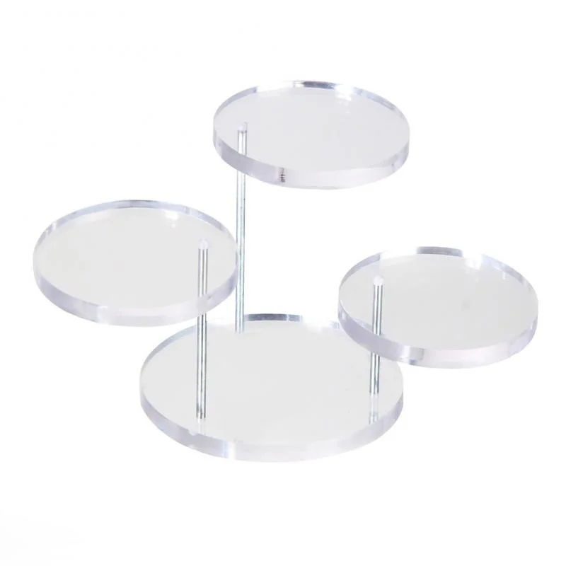 

Acrylic Jewelry Necklace Rings Display Boxes Shop Organizer Jewelry Stand (Transparent)