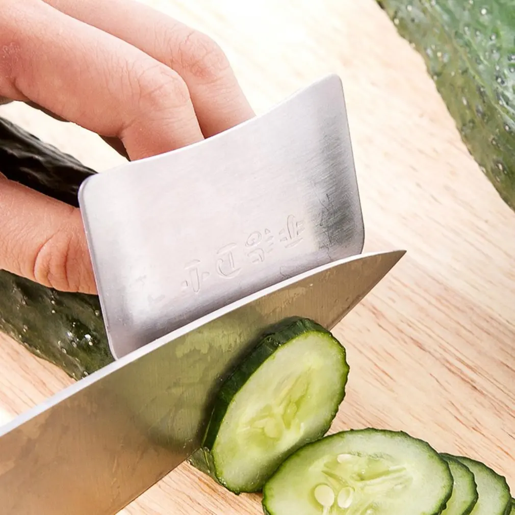 

Finger Guard Protector Knife Helper Cooking Hand Tools Cutter Stainless Steel Finger Protect Finger Kitchen Tool