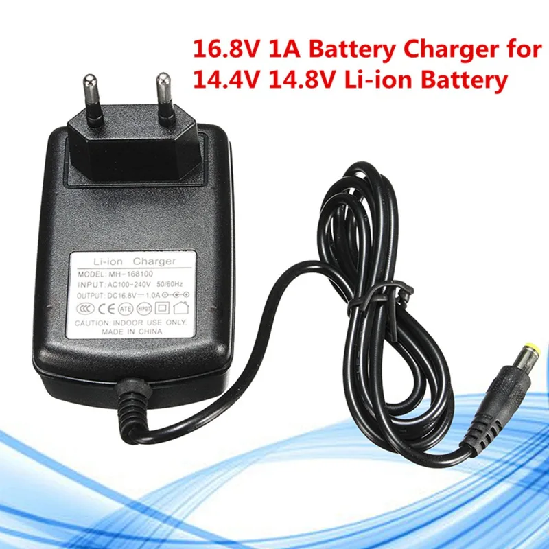 

Intelligent 16.8V 1A Battery Charger for 14.4V 14.8V Li-ion Li-Po Battery Auto EU Plug Chargers