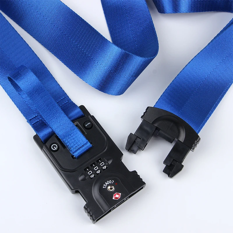 JULY'SONG Multifunctional Travel Luggage Strap Weighed customs Password lock Suitcase Strap Belt Adjustable Travel Accessories