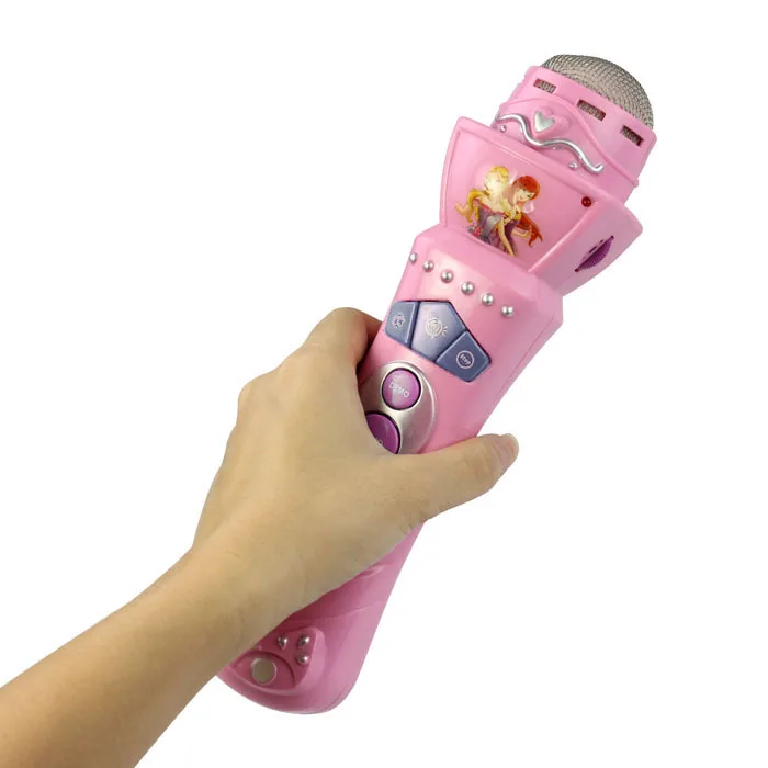 TS беспроводной для мальчиков и девочек светодиодный микрофон Микрофон Караоке Пение Дети Забавный подарок музыкальная игрушка розовый OCT25