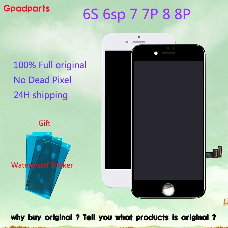 

Original Used display For iPhone 8 7 plus lcd For Apple iphone 6S 7 8 LCD With 3D Touch Screen Digitizer Full Assembly Parts
