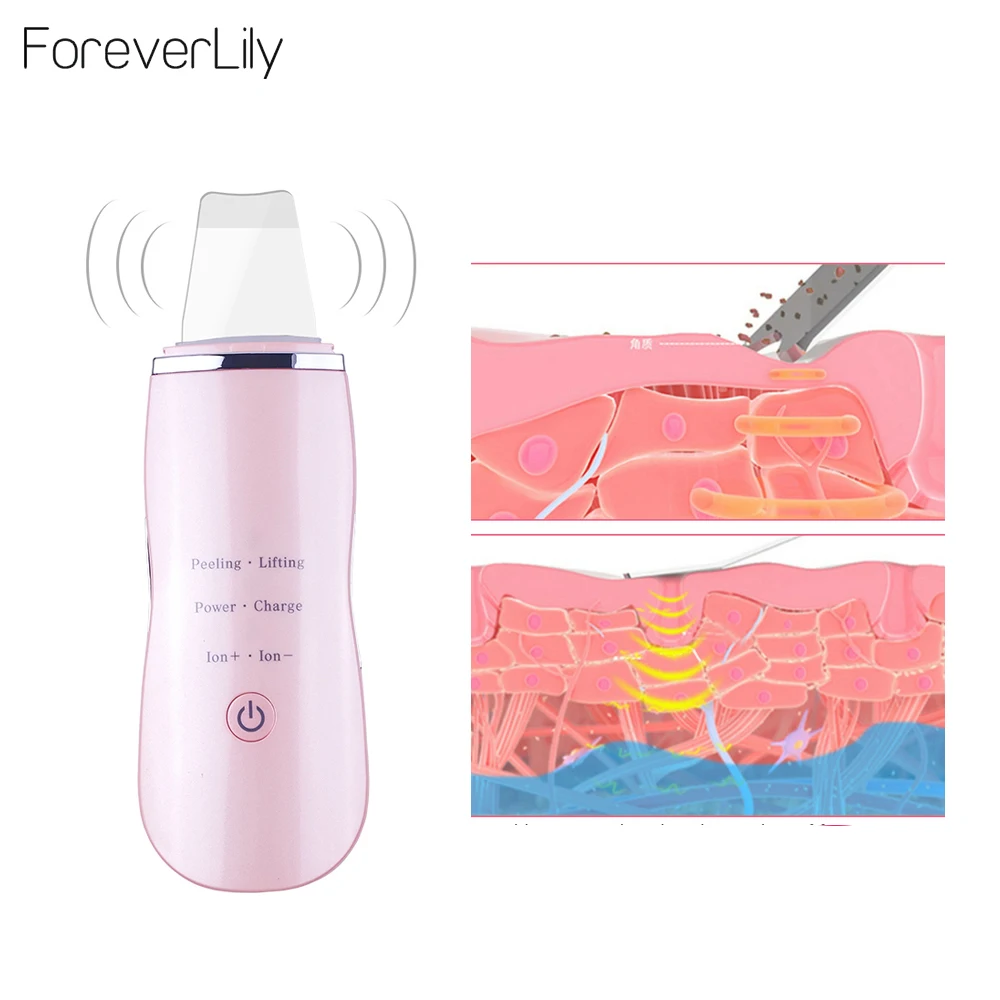 Ultrasonic Sonic Skin Scrubber Massager Machine Facial Skin Deeply Cleaning Device Anion Face Skin Care Peeling Lifting Scrubber Ultrasonic Sonic Skin Scrubber Massager Machine Facial Skin Deeply Cleaning Device Anion Face Skin Care Peeling Lifting Scrubber