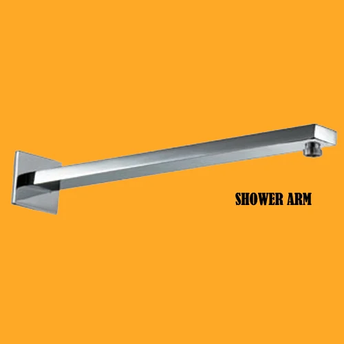 Stainless steel wall shower pipe 380mm square shower arm wall concealed