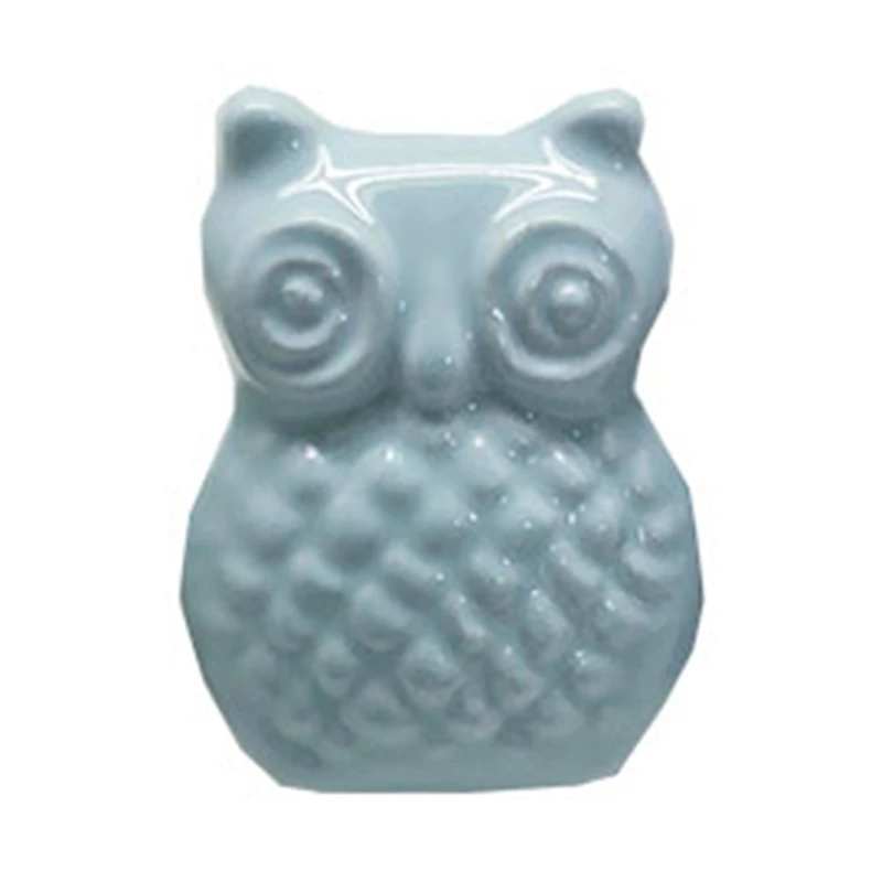 

1pc Ceramic Owl shape Cabinet Knob Closet Cupboard Door Dresser Drawer Pull Handle Kid Furniture Knob Handle