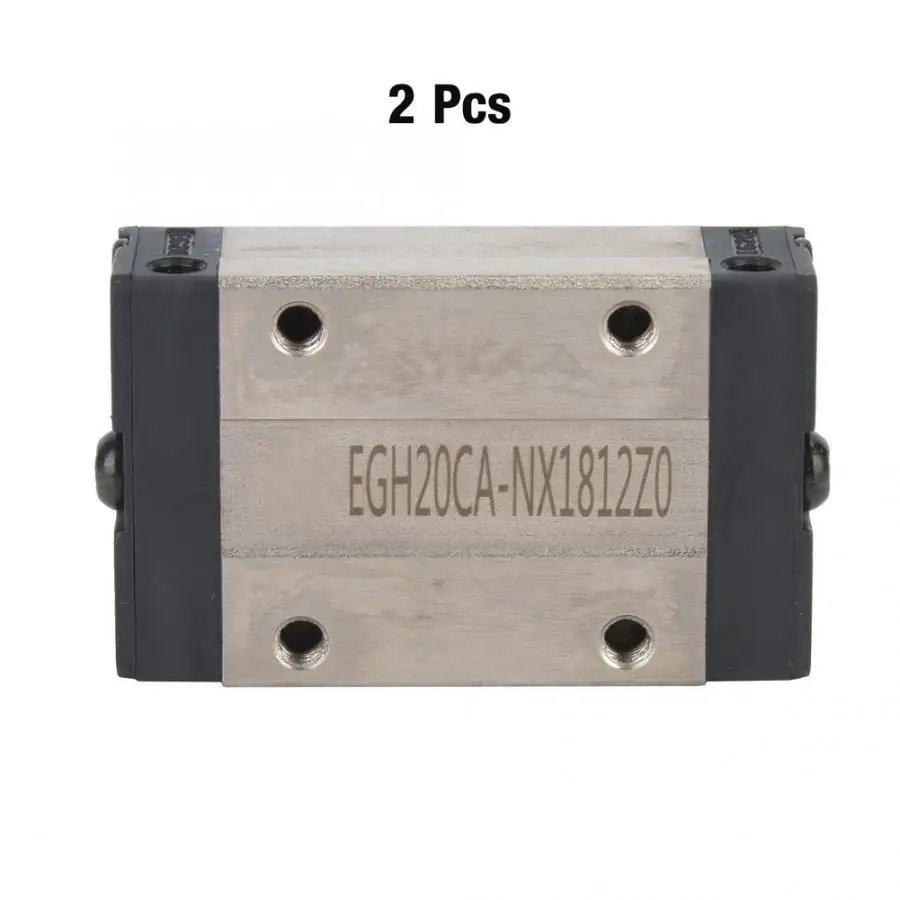 

Linear Guide Rail 2pcs EGH20CA Mini Linear Motion Guide Rail Block Slider Bearing Steel Sliding Blocks Linear Rails