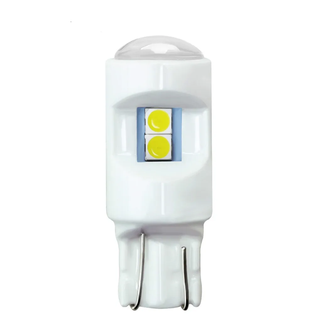 2шт Новая керамика T10/W5W 3030 6SMD светодиодный белый голубой лед 12В Авто Мото зазор