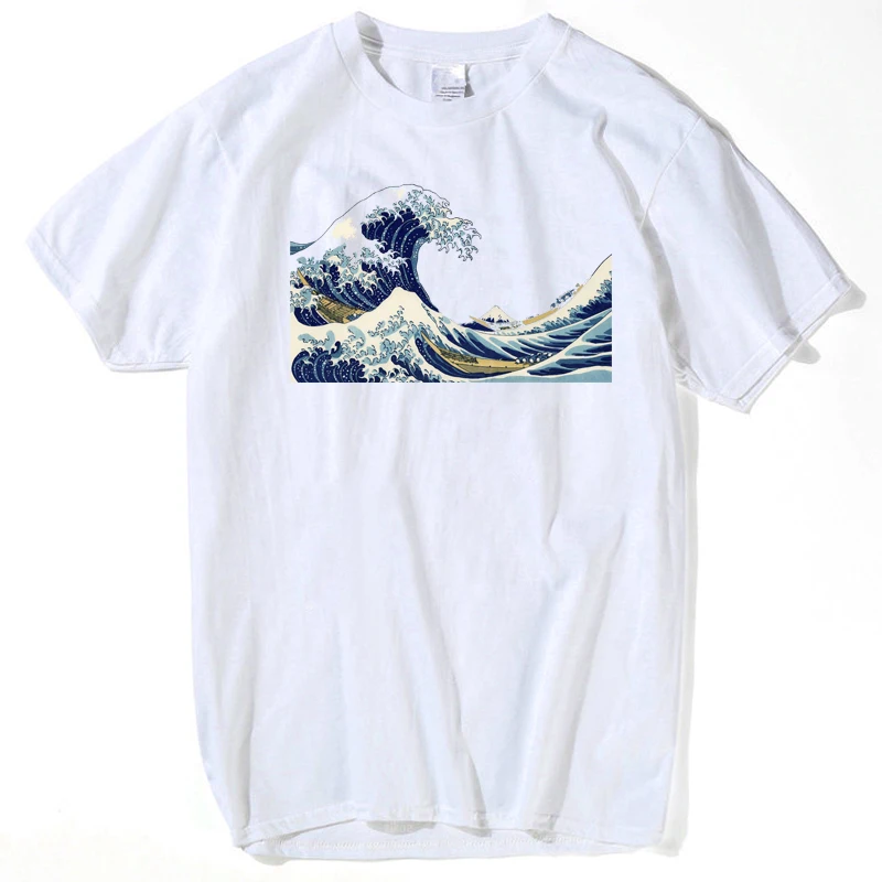 

New Designer tshirts The Great Wave of English Bulldog T-shirt For Man off white T Shirts women summer 2019 plus size tshirt top