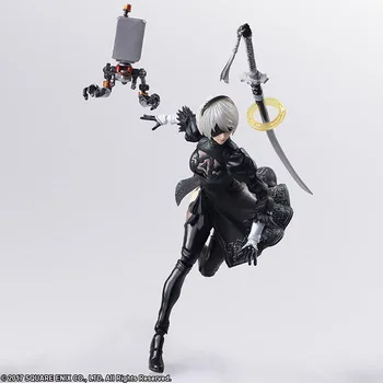 

2 Type NieR Automata YoRHa No. 9 Type S No. 2 Type B 2B Action Figure Doll Model Toy Gift 16cm