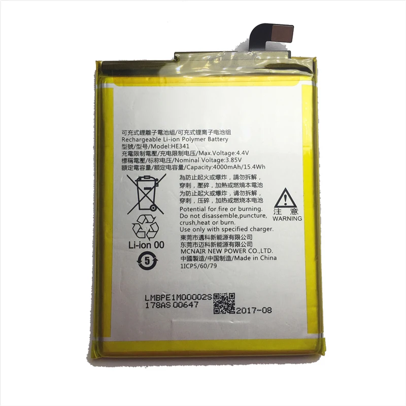 

KiKiss Endurable Cell Phone Battery HE341 4000mAh For Nokia TA-1029 Li-ion Rechargeable Batteries