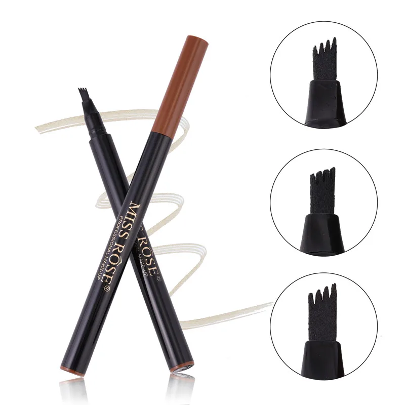 

Microblading3 color eyebrow pencil waterproof fork sharp eyebrow tattoo pencil lasting professional fine eyebrow pencil
