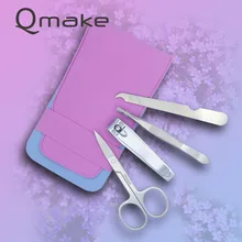 4PCS/set Nail Manicure tools Carbon steels Nail Nail clipper kit Easy to carry set steels technology