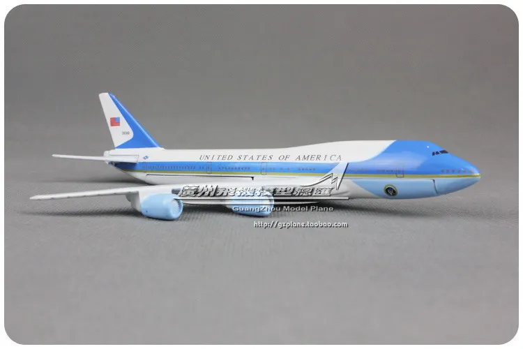 RIAN DAY 1/440 масштабный самолет модель игрушки ВВС один Боинг B747 16 см длина литой металлический самолет модель игрушки для коллекции, подарок