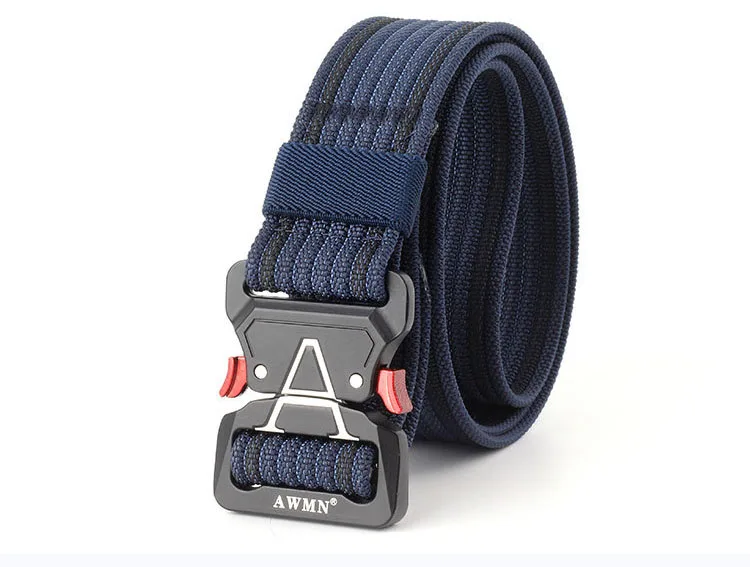 Army Military Tactical Belt New Outdoor 125cm Cobra Alloy Buckle Nylon Casual Combat Belt Men Women Training Belt AE103