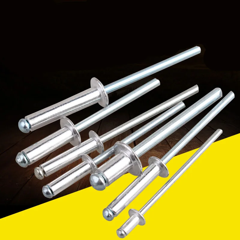 100 шт. M2.4/M3.2/M4 самозатыкающиеся заклепки с алюминиевой заклепкой заклепками для