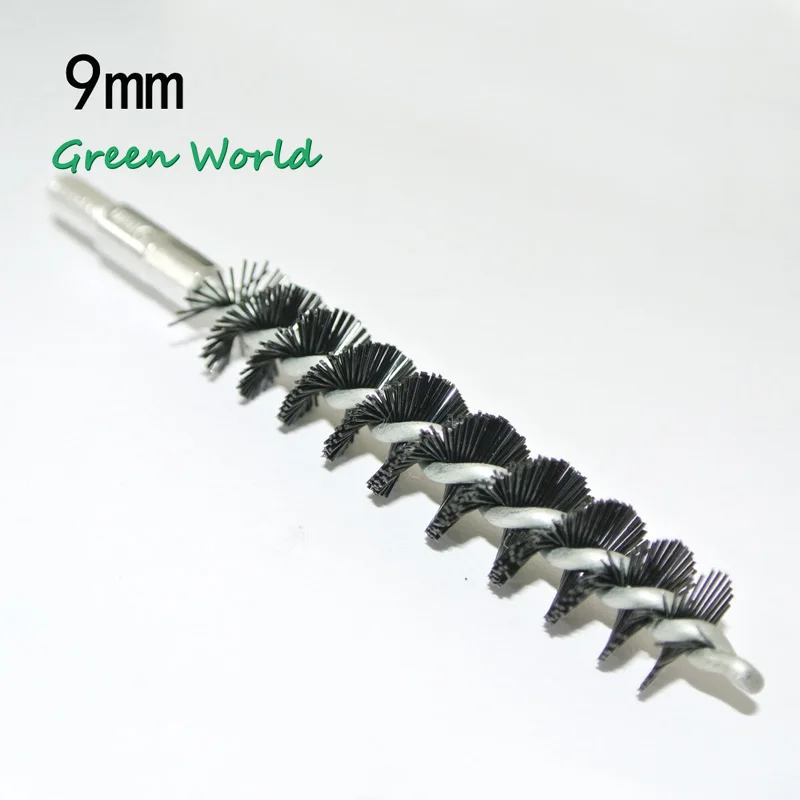 

Green World 5pcs/lot 9mm Nylon Brush,Gun Clean Brush for Rifle Pistol Thread 8-32