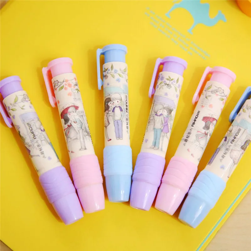 High Quality Pencil Eraser in Pen Shaped Rubber for Artist School Office Hot#