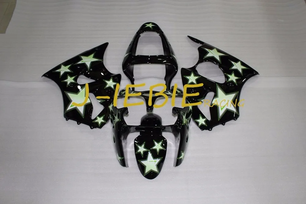 

Black Injection Fairing Body Work Frame Kit for Kawasaki NINJA ZX6R ZX6 ZX 6 R 2000 2001 2002