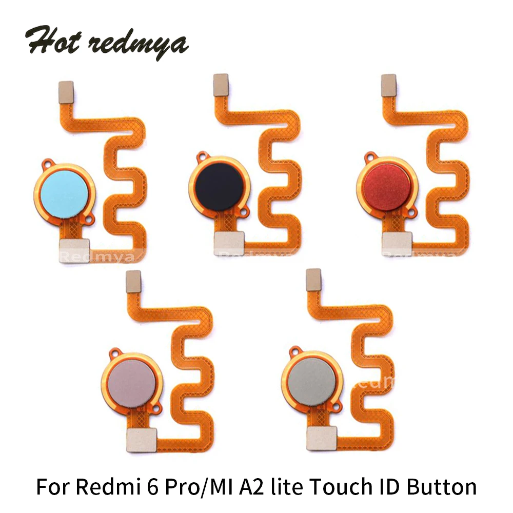 

Home Return Menu Button Flex Cable For Xiaomi Redmi 6 pro Fingerprint Touch Sensor ID Ribbon Parts For Xiaomi mi A2 lite